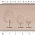 Monstera Leaf Stamps - 3 Styles & Sizes | Buy Online from The Home Crafters