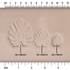 Monstera Leaf Stamps - 3 Styles & Sizes | Buy Online from The Home Crafters