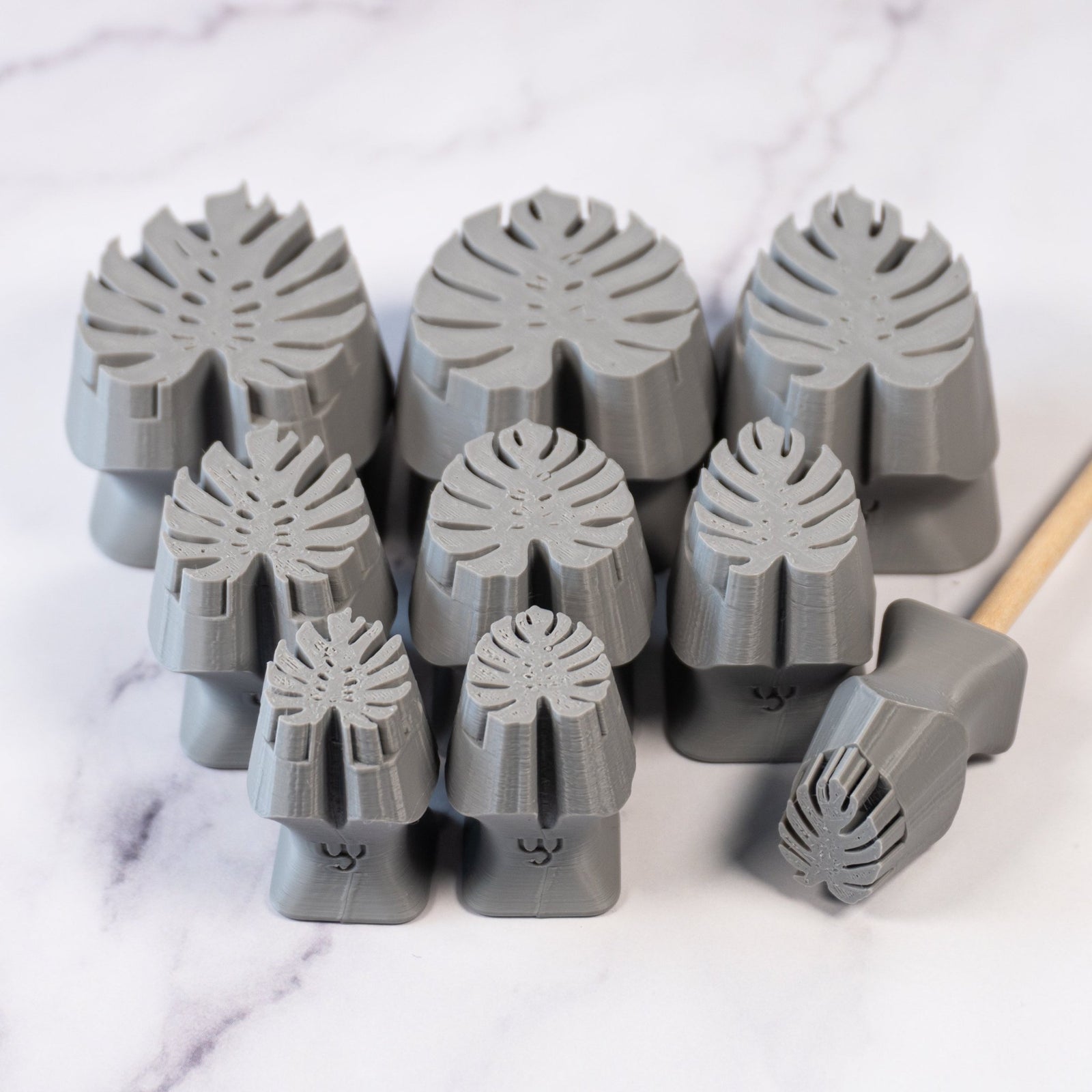 Monstera Leaf Stamps - 3 Styles & Sizes | Buy Online from The Home Crafters