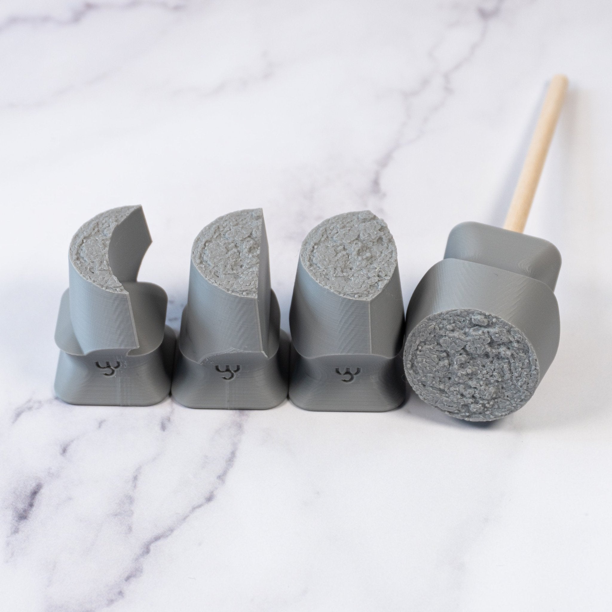 Moon Phases Set of Four Stamps | Buy Online from The Home Crafters
