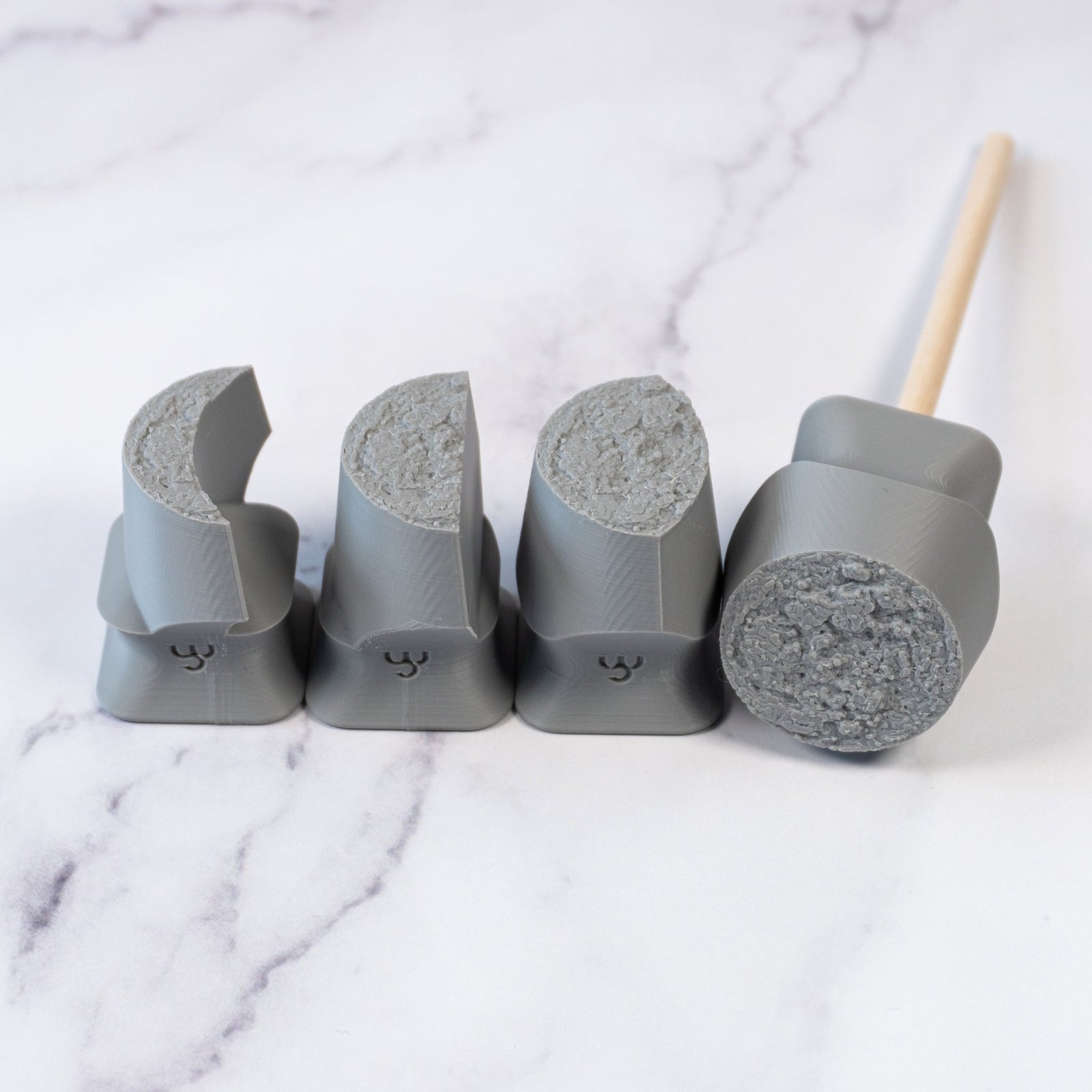 Moon Phases Set of Four Stamps | Buy Online from The Home Crafters