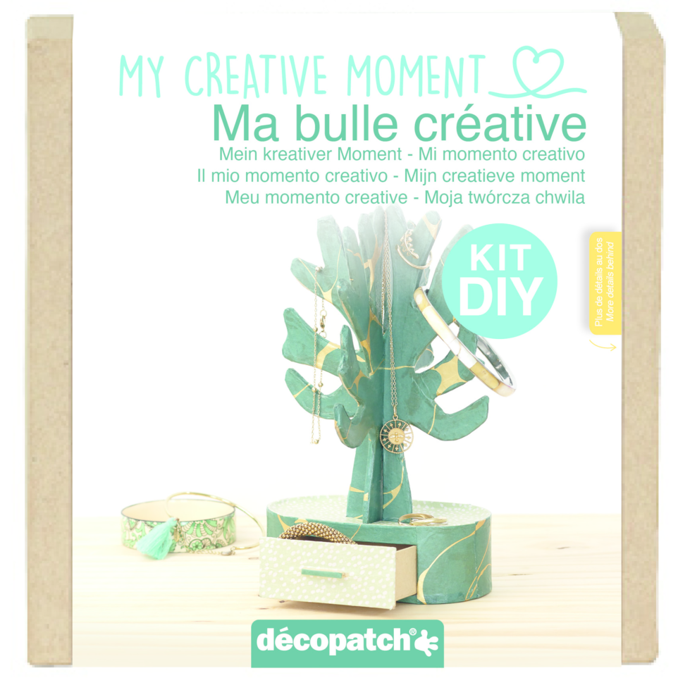 Decopatch My Creative Moment Kit - Jewellery Box Tree