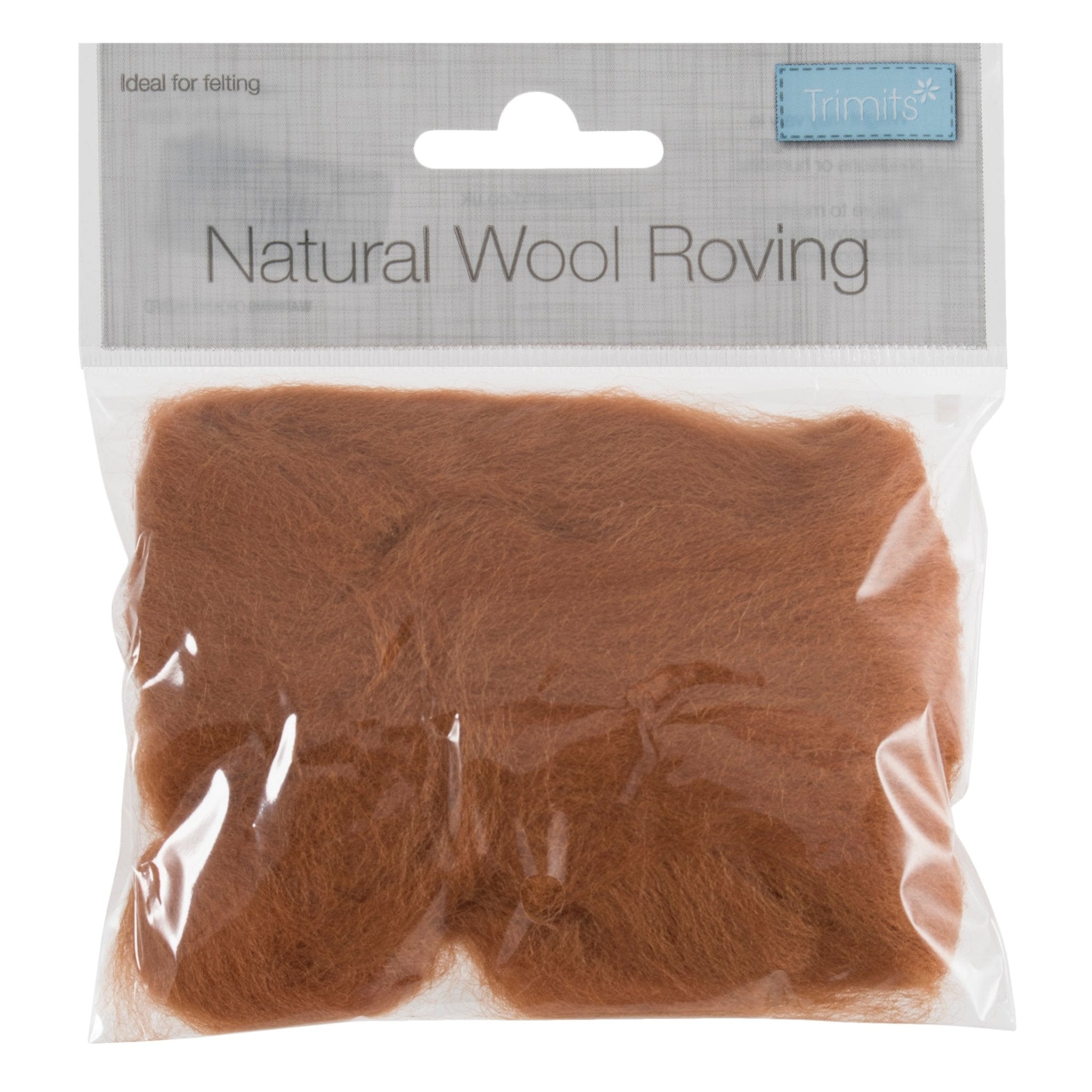 Natural Wool Roving: 10g: Beige | Buy Online from The Home Crafters