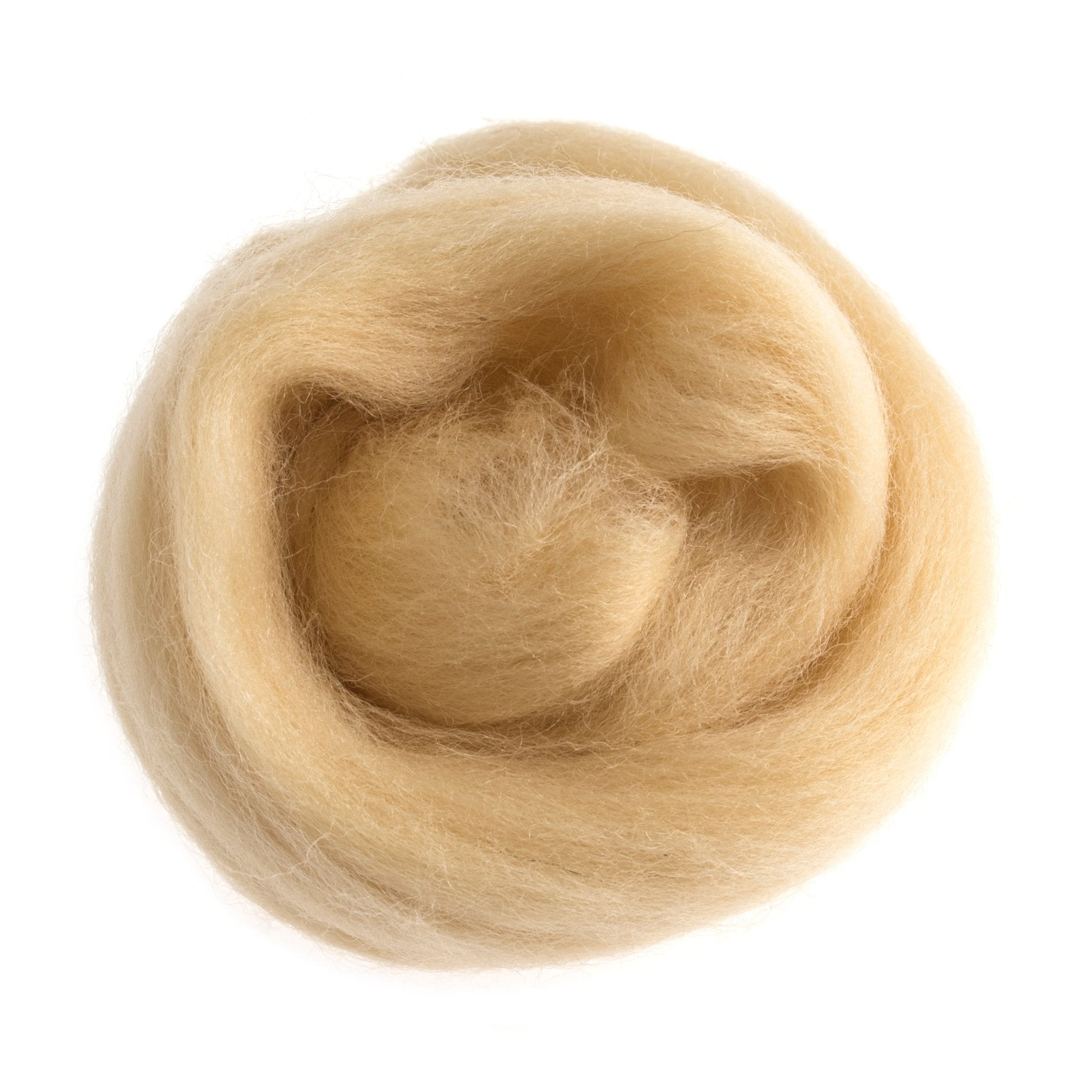 Natural Wool Roving: 10g: Cream | Buy Online from The Home Crafters