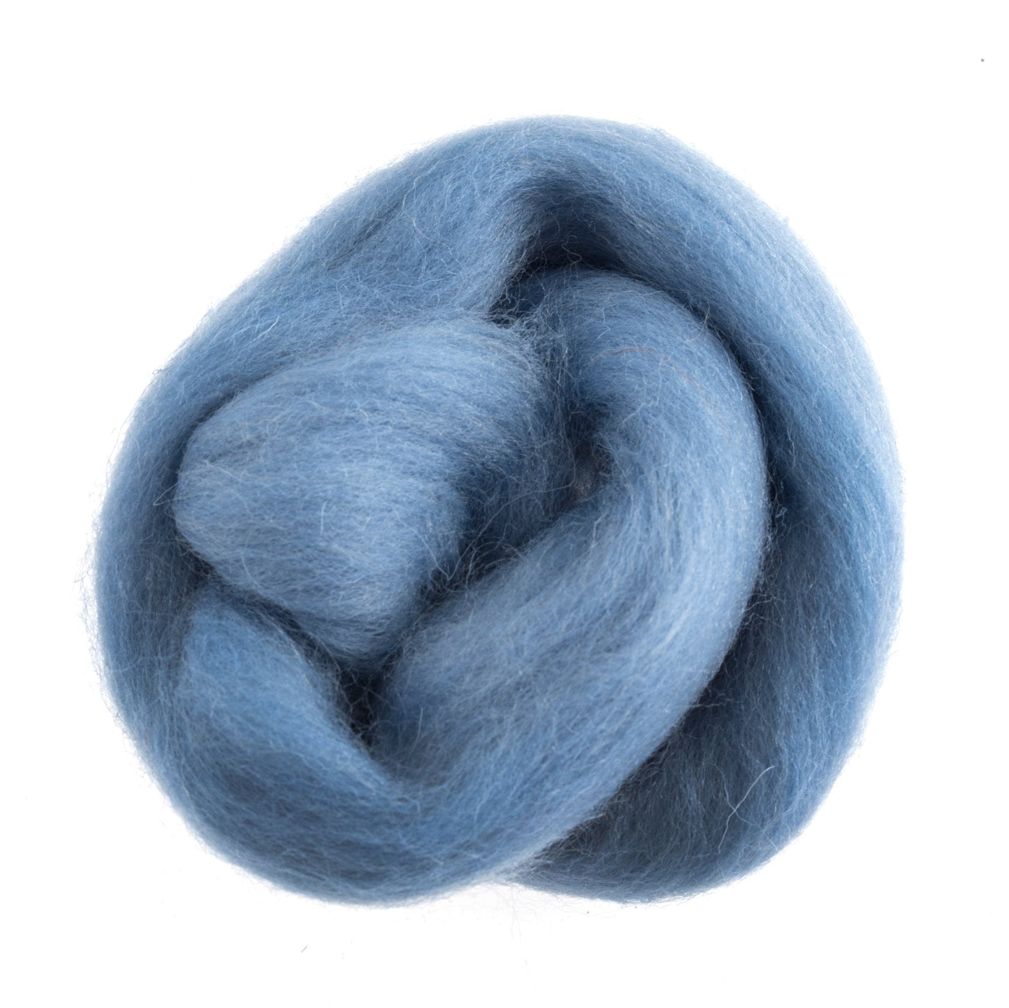 Natural Wool Roving: 10g: Light Blue | Buy Online from The Home Crafters