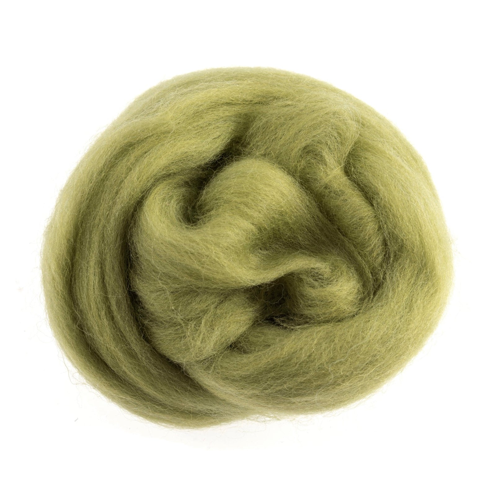 Natural Wool Roving: 10g: Pistachio | Buy Online from The Home Crafters