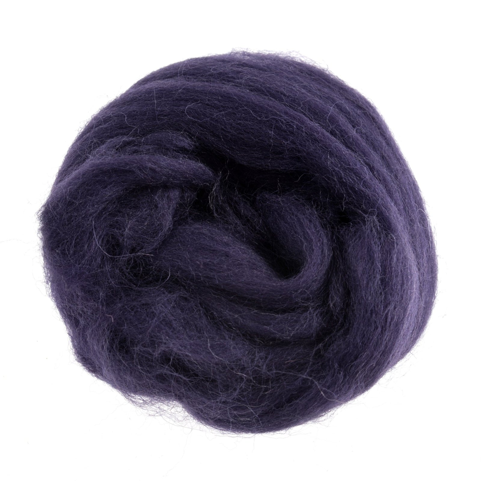 Natural Wool Roving: 10g: Plum | Buy Online from The Home Crafters