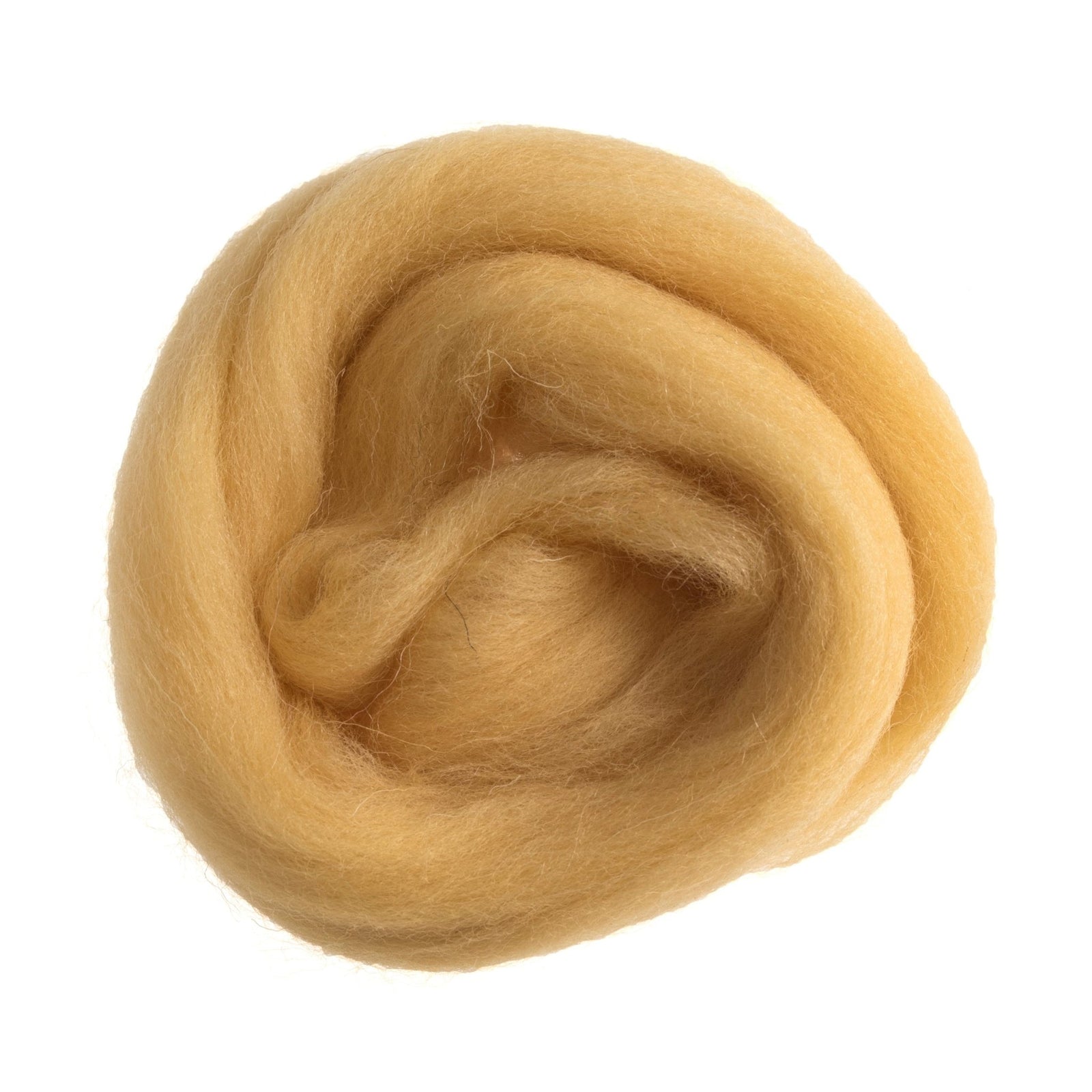 Natural Wool Roving: 10g: Yellow | Buy Online from The Home Crafters