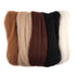 Natural Wool Roving: 50g: Assorted Browns | Buy Online from The Home Crafters