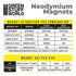 2mm Thick Neodymium Disc Magnets - 50pc (N52) | Green Stuff World | Buy Online from The Home Crafters