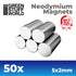 2mm Thick Neodymium Disc Magnets - 50pc (N52) | Green Stuff World | Buy Online from The Home Crafters