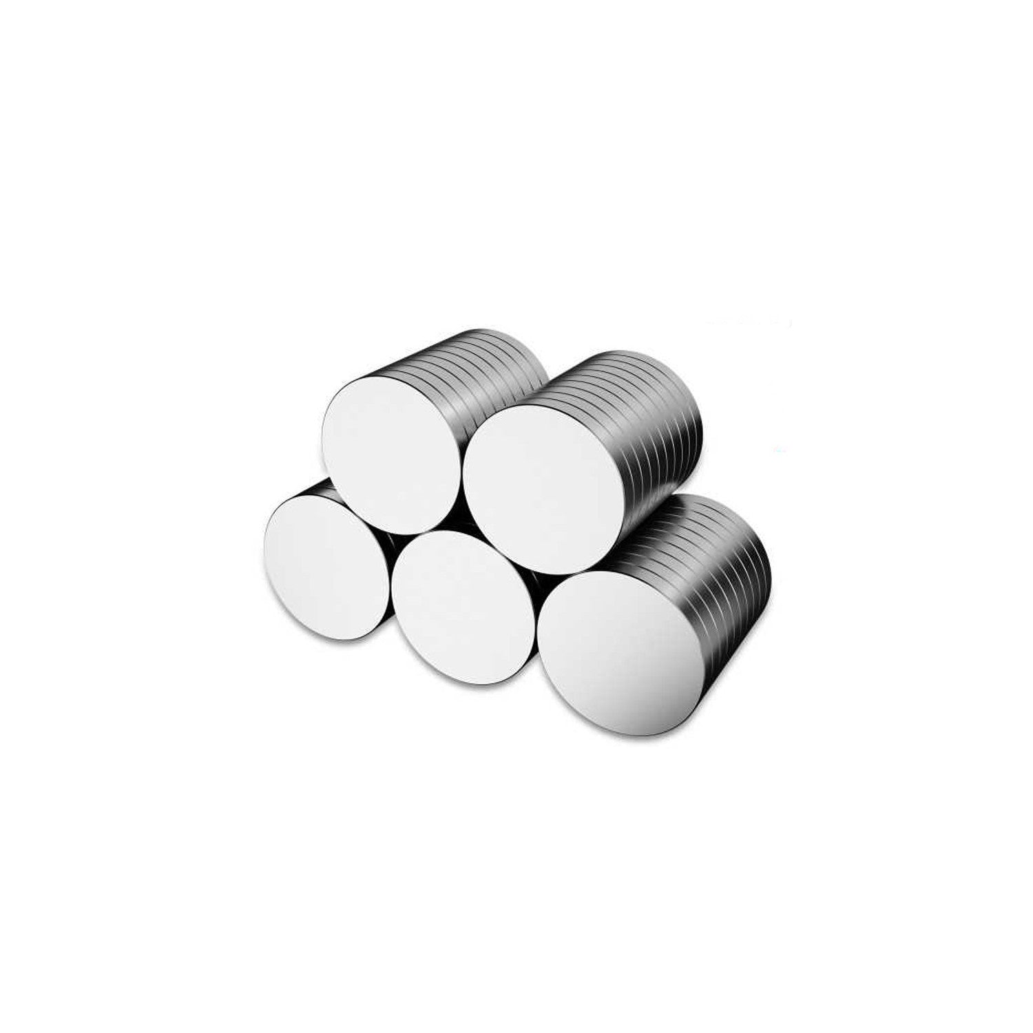 2mm Thick Neodymium Disc Magnets - 50pc (N52) | Green Stuff World | Buy Online from The Home Crafters