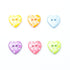 Novelty Love Heart Button - 2 Hole: 15mm | Buy Online from The Home Crafters