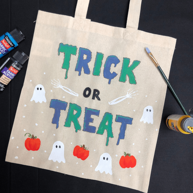October Half Term: Trick or Treat Tote Bags - Thursday 30th October | Buy Online from The Home Crafters