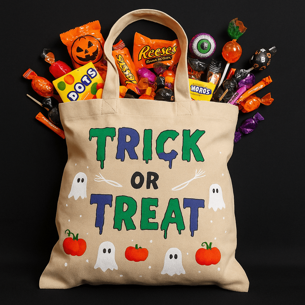 October Half Term: Trick or Treat Tote Bags - Thursday 30th October | Buy Online from The Home Crafters