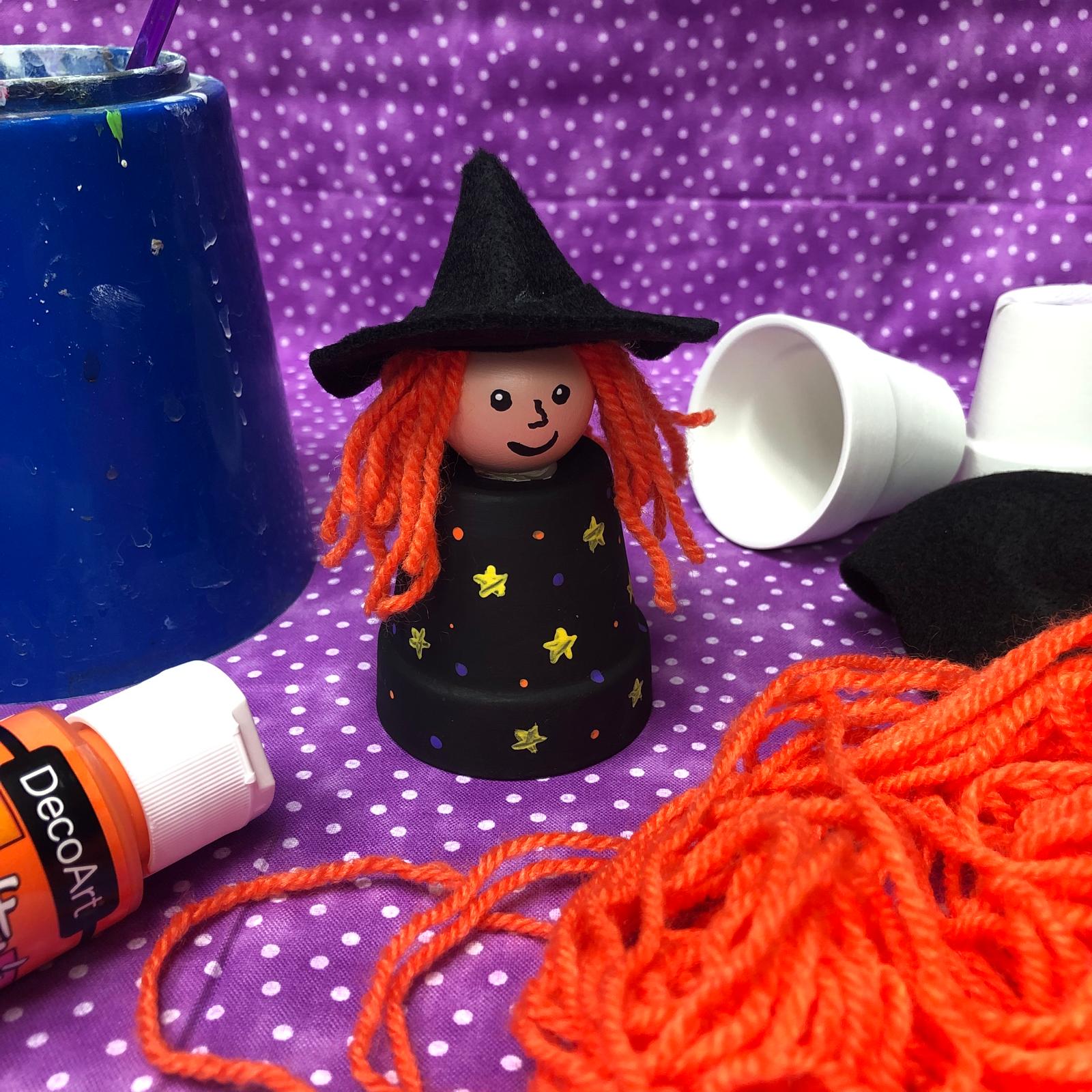 October Half Term: Witch Plant Pots - Friday 31st October | Buy Online from The Home Crafters