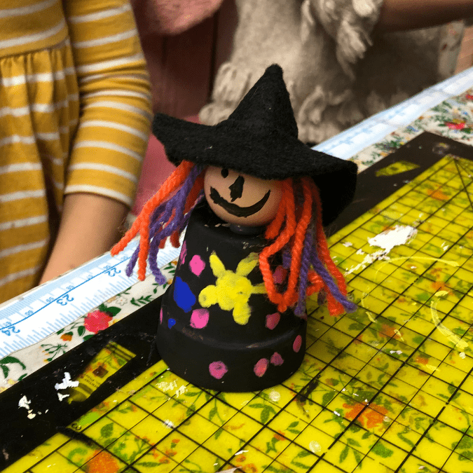 October Half Term: Witch Plant Pots - Friday 31st October | Buy Online from The Home Crafters