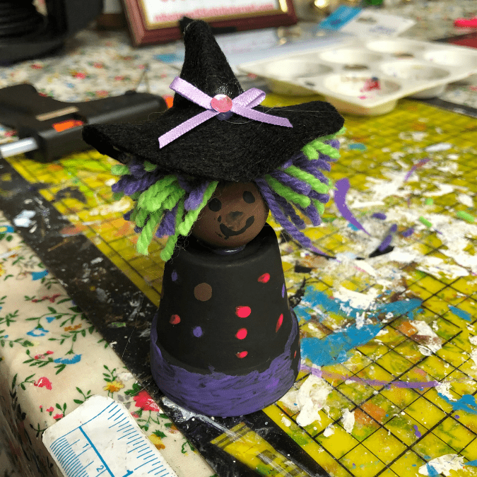 October Half Term: Witch Plant Pots - Friday 31st October | Buy Online from The Home Crafters