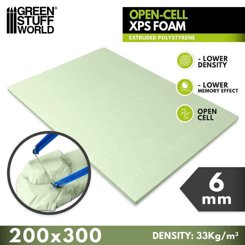 Green Stuff World: Open Cell XPS Foam Sheet - 200 x 300mm