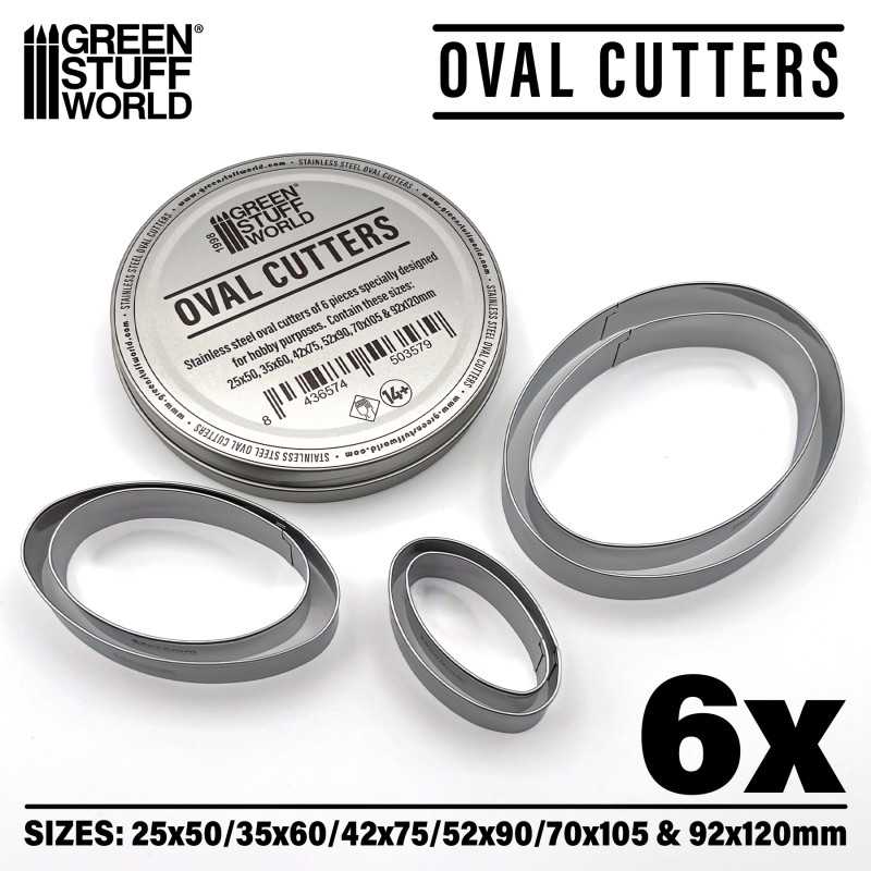 Green Stuff World: Stainless Steel Cutters for Bases | Buy Online from The Home Crafters
