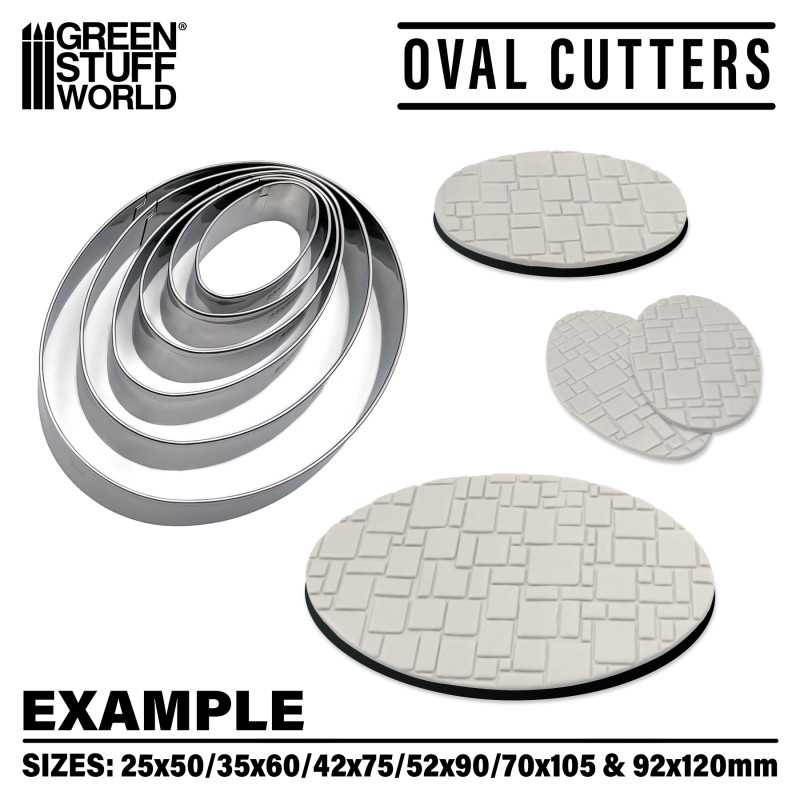 Green Stuff World: Stainless Steel Cutters for Bases | Buy Online from The Home Crafters