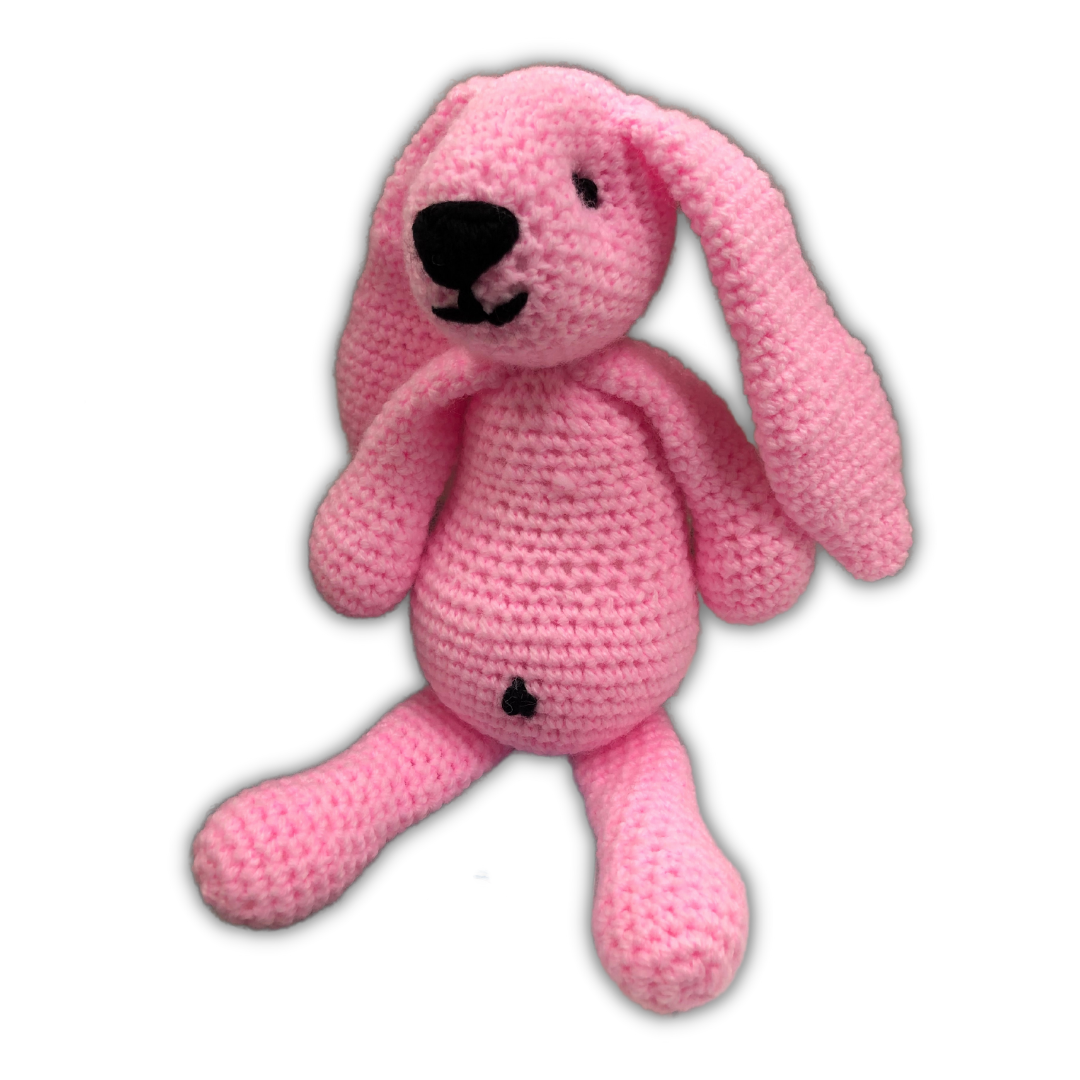 Handmade Crochet Toy: Baby the Bunny - various colours