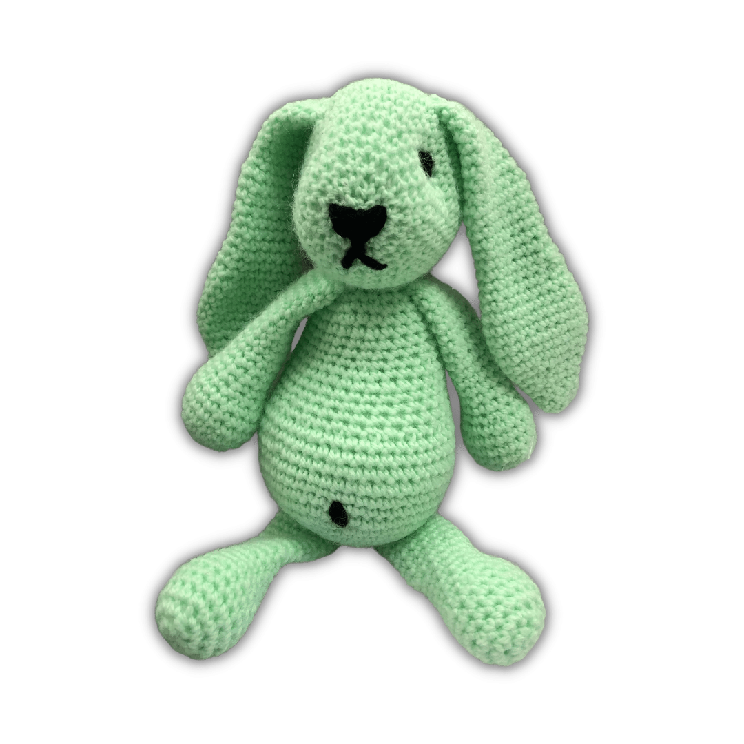 Handmade Crochet Toy: Baby the Bunny - various colours