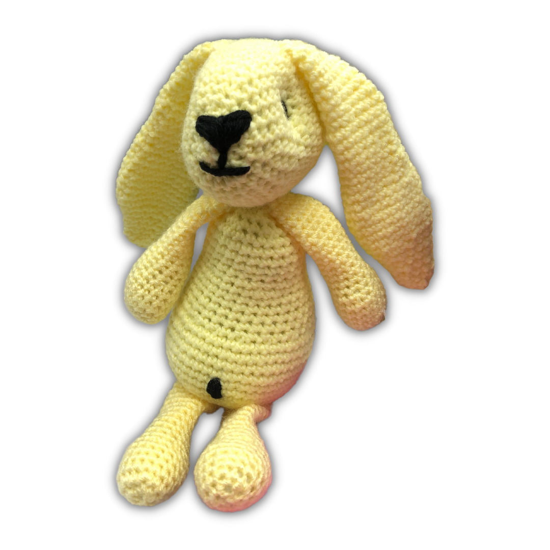 Handmade Crochet Toy: Baby the Bunny - various colours