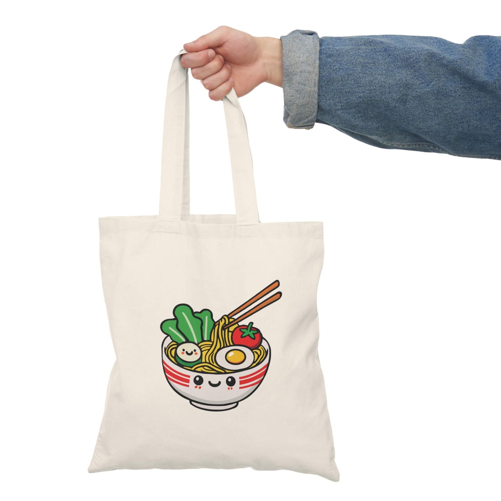 Kawaii Pho Tote – Cute Foodie Reusable Bag | Buy Online from The Home Crafters