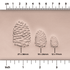 Pinecone Stamp - Photo Textured - Style 1 | Buy Online from The Home Crafters