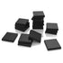 Black Plastic Square Bases for Gaming