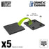 Black Plastic Square Bases for Gaming