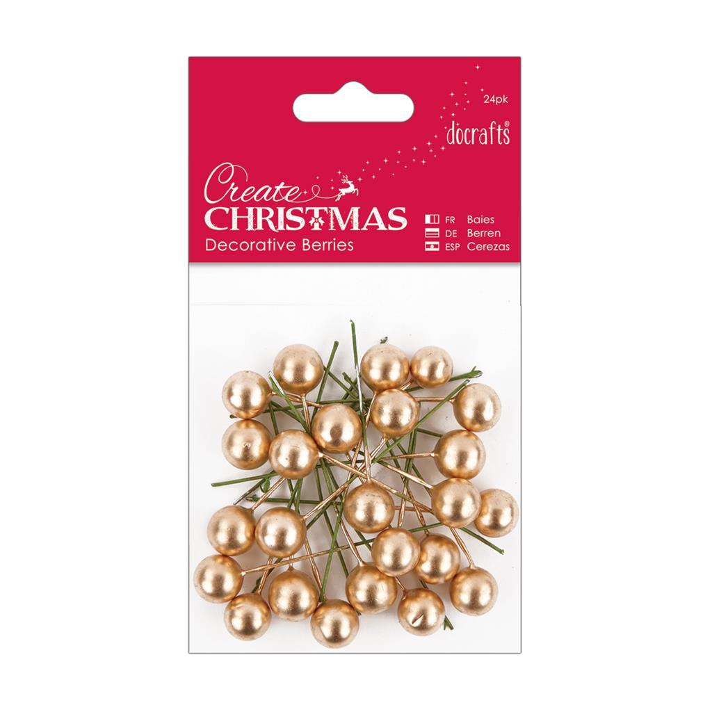 Docrafts Decorative Berries - 24pk