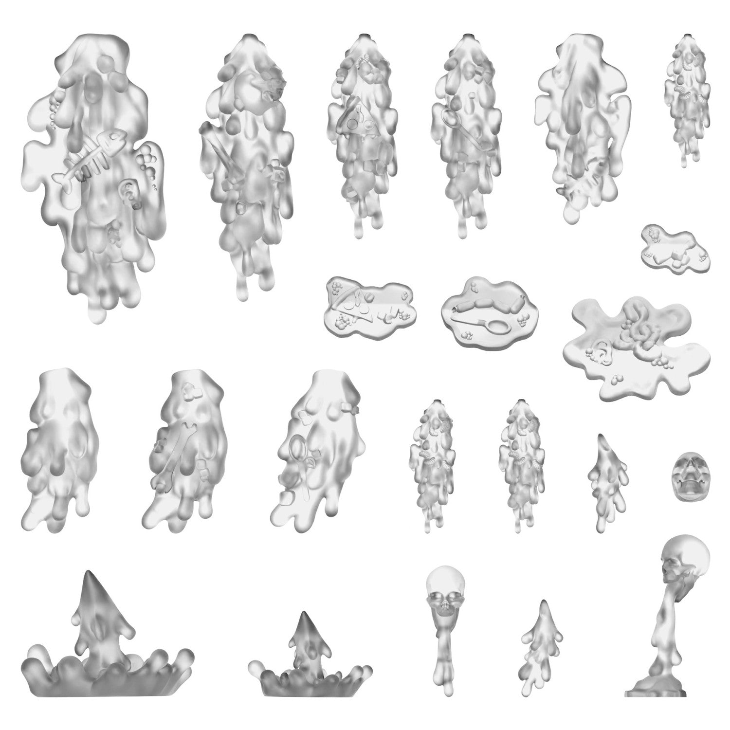 Resin Bits: Special Effects - 1:48-1:35 Putrid Vomits - 22pc | Buy Online from The Home Crafters