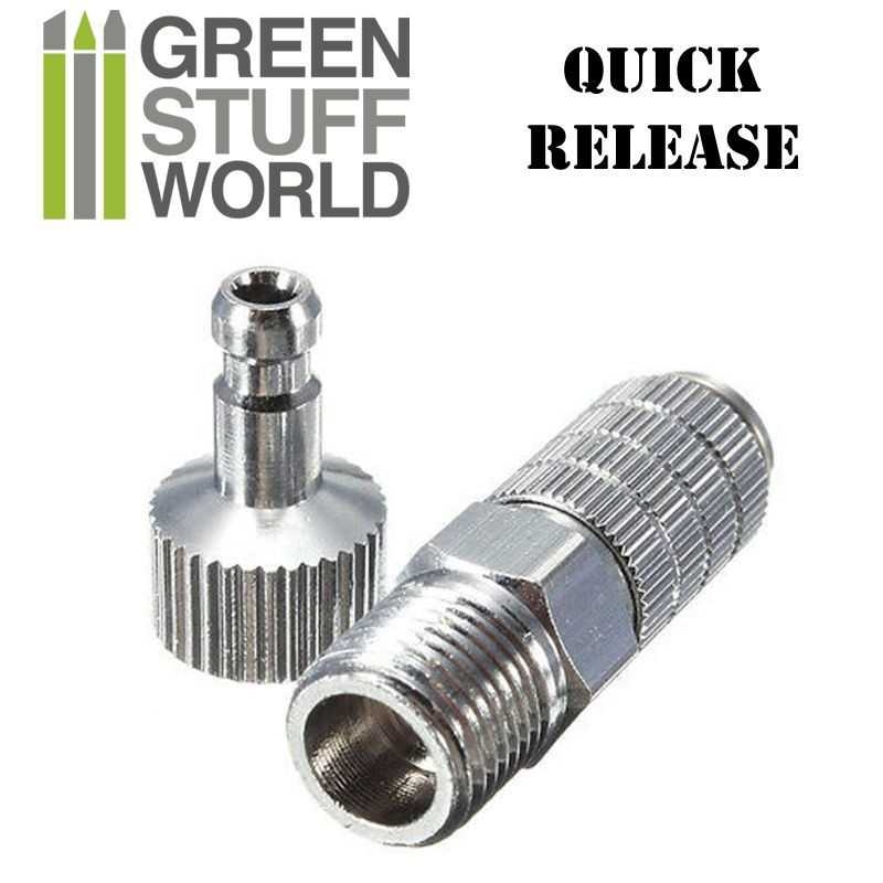Green Stuff World: 1/8 Quick Release Adaptor for Airbrush Compressor Hose | Buy Online from The Home Crafters