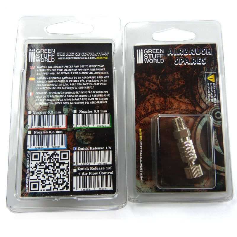 Green Stuff World: 1/8 Quick Release Adaptor for Airbrush Compressor Hose | Buy Online from The Home Crafters
