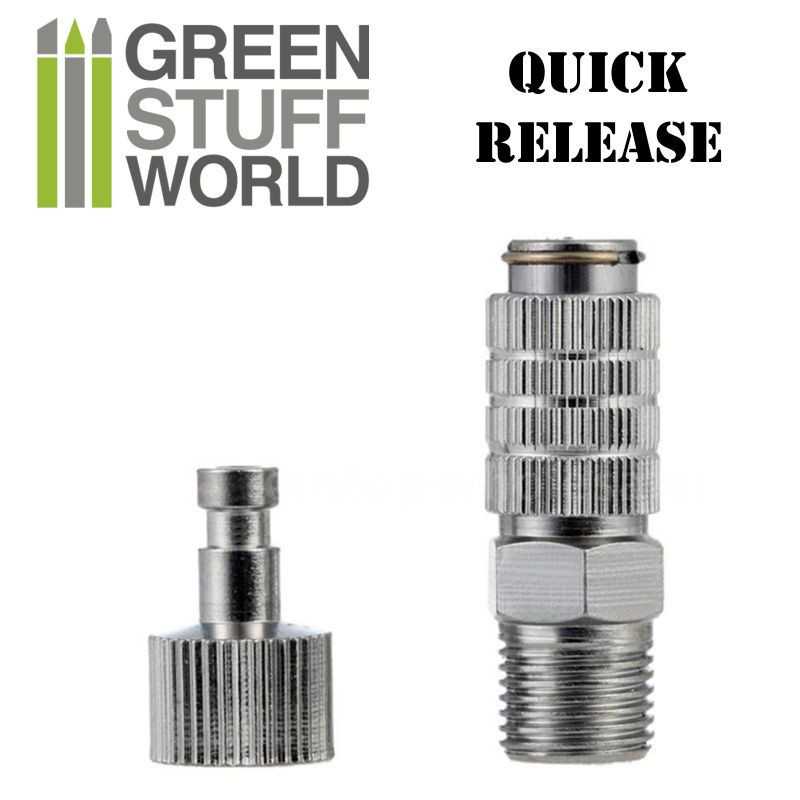 Green Stuff World: 1/8 Quick Release Adaptor for Airbrush Compressor Hose | Buy Online from The Home Crafters
