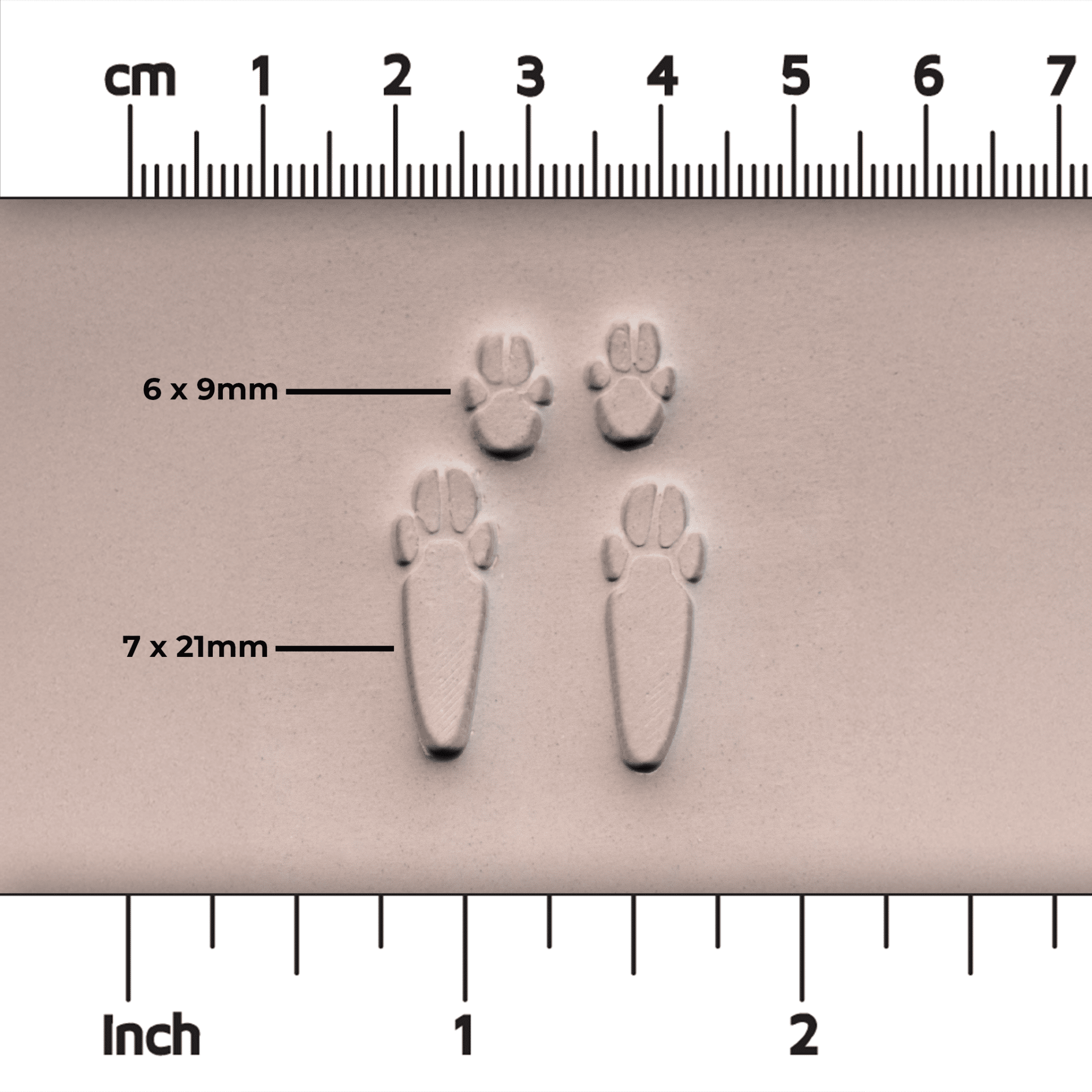 Rabbit Paw Stamp Set | Buy Online from The Home Crafters