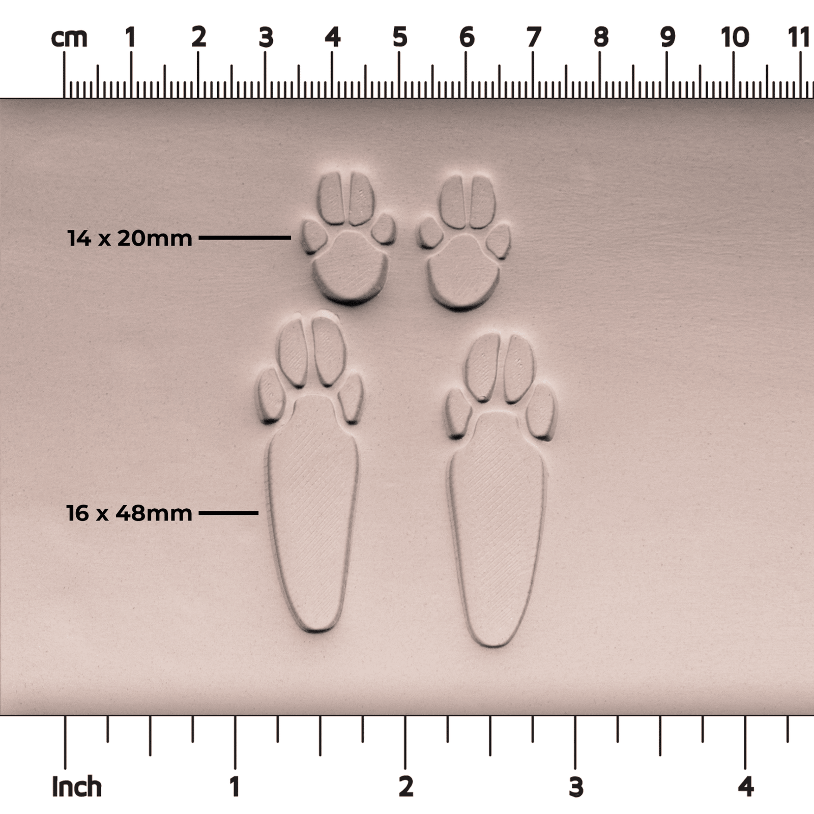 Rabbit Paw Stamp Set | Buy Online from The Home Crafters