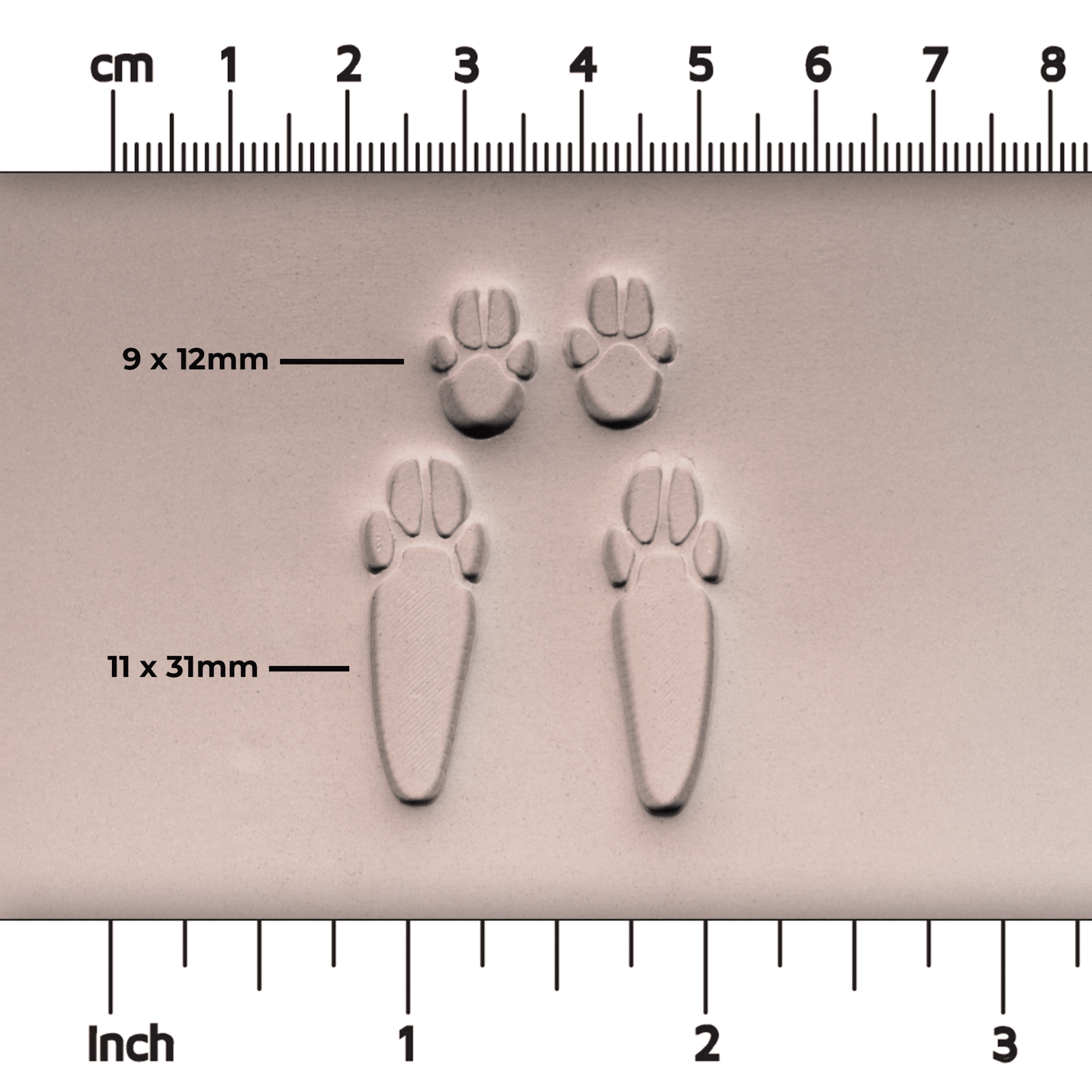 Rabbit Paw Stamp Set | Buy Online from The Home Crafters