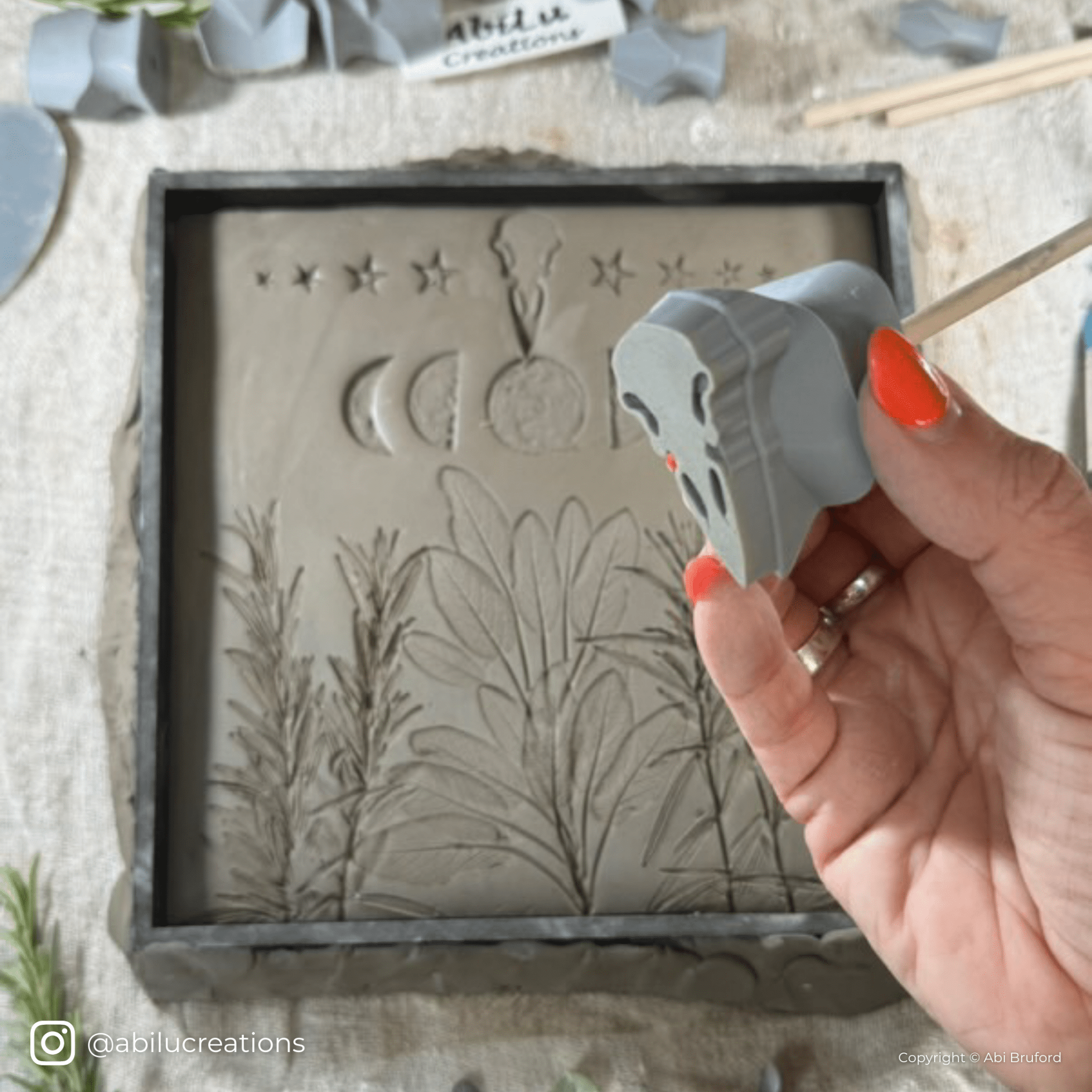 Raven Skull Stamps | Buy Online from The Home Crafters