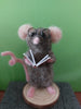 Reading Mouse - Fairy Fae Handmade Needle Felt Decoration | Buy Online from The Home Crafters