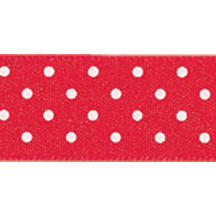 Berisfords Polka Dot Ribbon - 25mm (per metre)