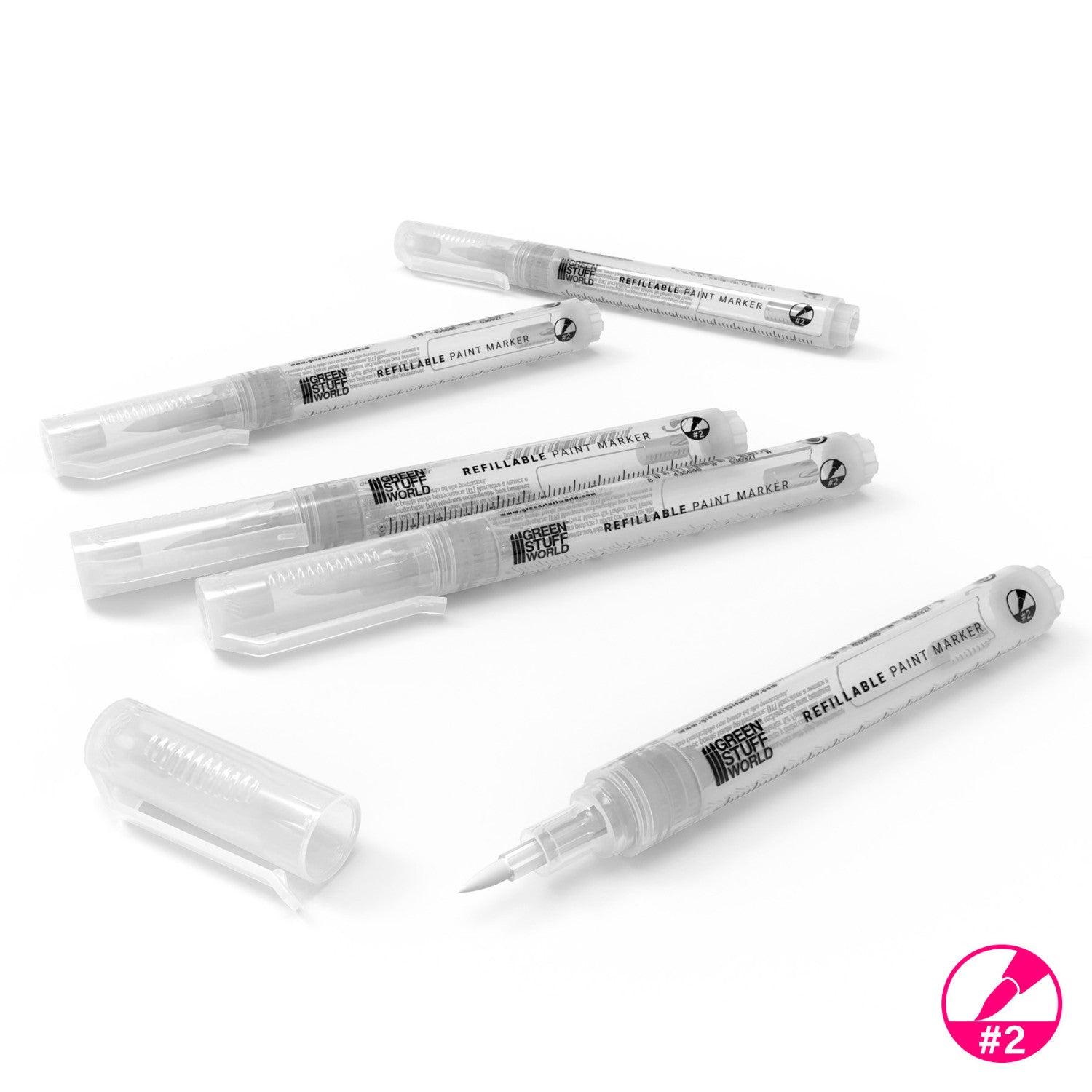 Standard Refillable Marker Paint Pen: Size 2 nib - each | Buy Online from The Home Crafters