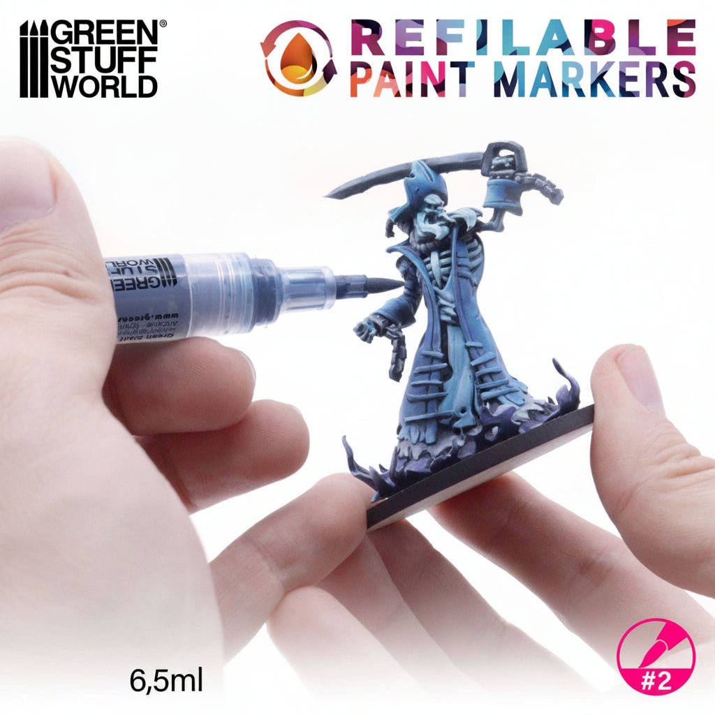 Standard Refillable Marker Paint Pen: Size 2 nib - each | Buy Online from The Home Crafters