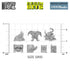 Green Stuff World: 3d Printed Resin Bits Scenery - 1:48 - 1:35 Cursed Books - 13pc | Buy Online from The Home Crafters