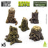Resin Bits: Plants - 1:72-1:48-1:35 Big Haunted Tree Stumps - 5pc | Buy Online from The Home Crafters