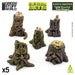 Resin Bits: Plants - 1:72-1:48-1:35 Big Haunted Tree Stumps - 5pc | Buy Online from The Home Crafters