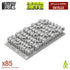 Resin Bits: Skulls & Bones - 1:48-1:35 Skulls - 85pc | Buy Online from The Home Crafters