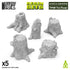 Resin Bits: Plants - 1:72-1:48-1:35 Large Tree Stumps - 5pc | Buy Online from The Home Crafters